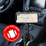 Lequiven Cup Holder Phone Mount Tablet Holder Car Cradle Stand For Ipad Mini 8 3 Inch Iphone 13 12 11 Pro Max Galaxy Z Fold 3 Z Flip Z Fold 2 Samsung S22 S21 S20 Mobile Devices Under 8 3