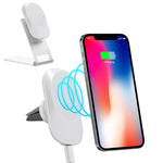 Nozza Magnetic Combinable Wireless Car Charger Mount For Magsafe Iphone 13 13 Mini 13 Pro 13 Pro Max 12 Series 15W Fast Charging Air Vent Phone Holder Stand With A Combinable Charging Base