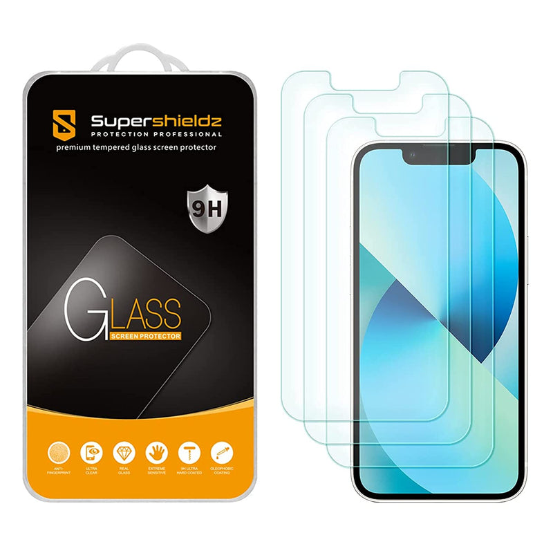 3 Pack Supershieldz Designed For Apple Iphone 13 Mini 5 4 Inch Tempered Glass Screen Protector Anti Scratch Bubble Free