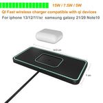 Wireless Charger Sanmido Wireless Car Charger Charging Pad 10W Non Slip Qi Charger Pad Fast 2 In 1 Wireless Phone Charger For Car Cell Phonewireless Charging Mat Galaxy21 20 Note10 S9S10S8 C1P