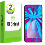 Iq Shield Screen Protector Compatible With Samsung Galaxy S22 2 Pack Anti Bubble Clear Film 1