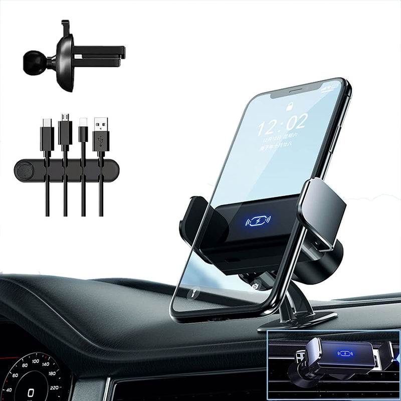 Soarzis Smart Electric Induction Cell Phone Holder Car Automatic Opening And Closing Compatible With Iphone Samsung Lg Oneplus Etc All 4 7 7 0 Inch Smartphones A 2
