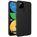 Easyacc Slim Case For Google Pixel 5A 5G Thin Matte Black Tpu Phone Cases Finish Profile Soft Back Protective Cover