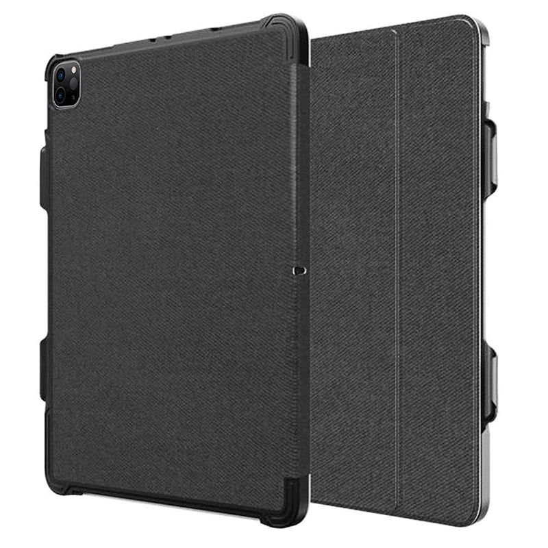 Folio Case For 12 9 Apple Ipad Pro 2018 2020 A2069 A2232 A2233 A2229 Slim Book Cover With Smart Folding Stand For Apple Ipad Pro 12 9 Black
