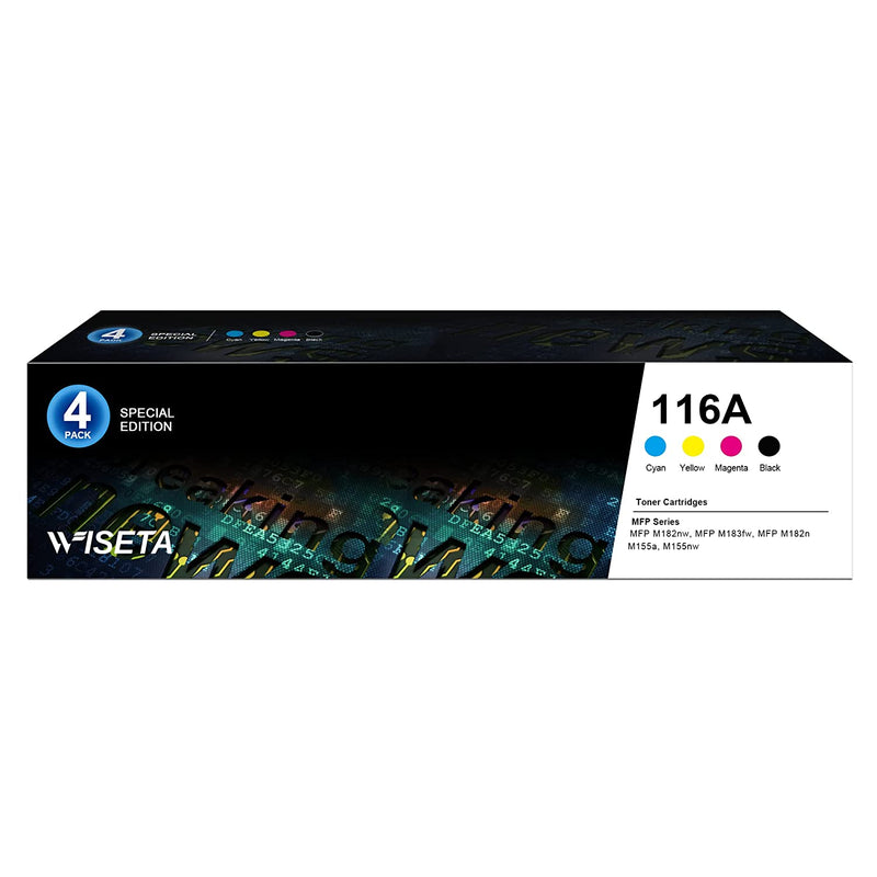 Compatible Toner Cartridge Replacement For Hp 116A W2060A W2061A W2062A W2063A Compatible With Mfp 179Fnw Mfp 178Nw Printer Tray Black Cyan Magenta Yellow