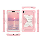 New Samsung Galaxy Tab A7 Lite 8 7 Case 3D Butterfly Wings Kickstand Heavy Duty Shockproof Cute Full Protective Tablet Cover For Galaxy Tab A7 Lite 8 7 2