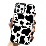 Ziye Cow Print Iphone 13 Pro Max Case Soft Tpu Bumper Hard Pc Back Anti Scratch Full Body Protection Cover For Iphone 13 Pro Max 6 7 Inch