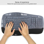 Keyboard Cover For Logitech Mk570 Mk550 K350 Wireless Keyboard Logitech Mk570 Mk550 K350 Keyboard Silicone Cover Transparent