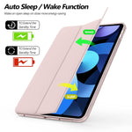 New Ipad Air 4Th Generation Case Slim Lightweight Smart Shell Stand Cover With Translucent Frosted Back Protector Auto Wake Sleep Cover Shell For Ipad A