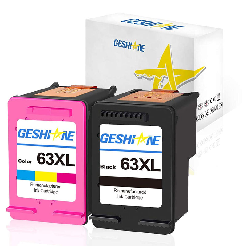 63 Xl Ink Cartridge Replacement For Hp 63Xl High Yield Used For Hp 4520 4516 Officejet 4650 3830 3831 4655 Deskjet 2130 2132 3630 3633 3634 Printer 1 Black 1