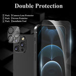 3 Pack Screen Protector For Iphone 13 Pro Max With 2 Pack Camera Lens Protector Ewuonu Easy Installation Frame Case Friendly Hd Clear 9H Hardness Bubble Free Anti Scratch Clear