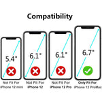 Iphone 12 Pro Max Tempered Glass Screen Protector S Tech 3 Pack 6 7 Case Friendly Screen Protective Glass Shockproof 9H For Apple Iphone 12 Promax 6 7 Inch 2020 Model