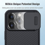 Nillkin Camshield Pro Compatible With Iphone 13 Pro Case With Slide Camera Cover Protection Hard Pc Back And Soft Silicone Edge Design For Iphone 13 Pro 5G Phone Case Black