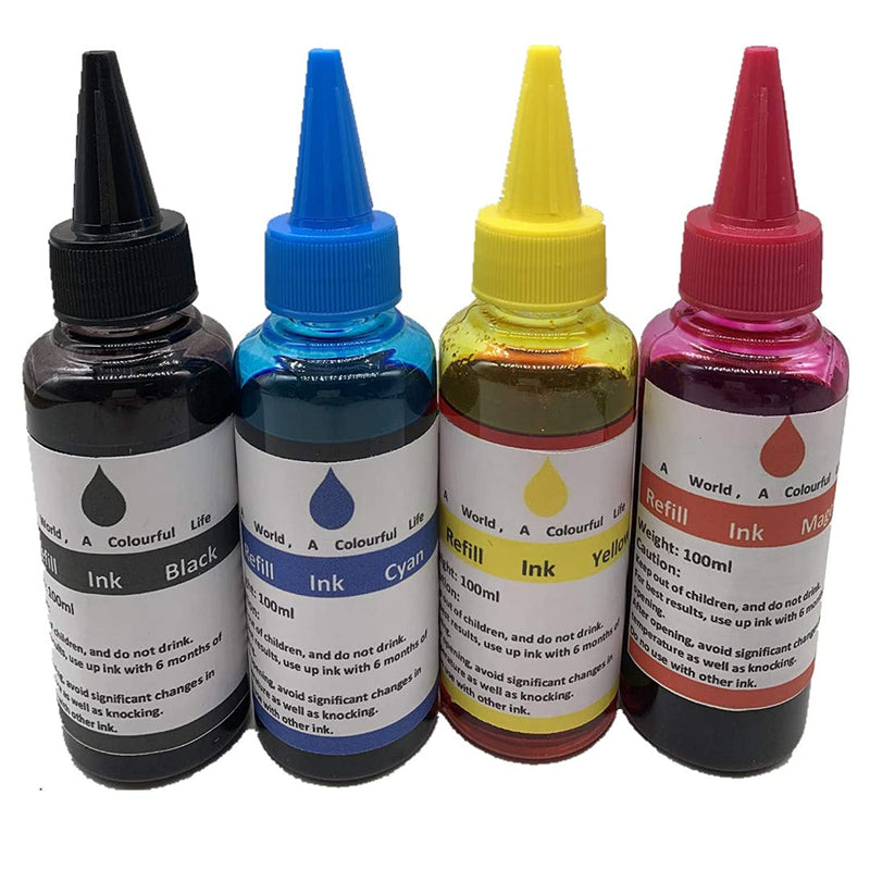 100Ml Bottle Dye Printer Ink Refill Kit For Hp Ink Cartridges 952 950 951 932 933 60 61 952 902 901 62 63 21 22 920 940 934 935 564 711 970 971 94 95 96 56 57