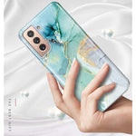 Luolnh Galaxy S21 Plus Case Samsung Galaxy S21 Plus Case Marble Brilliant Cute Design Shockproof Soft Silicone Rubber Tpu Bumper Cover Skin Phone Case For Samsung S21 S21 Plus 5G Abstract Mint