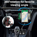 Magnetic Car Cup Phone Holder Mount Long