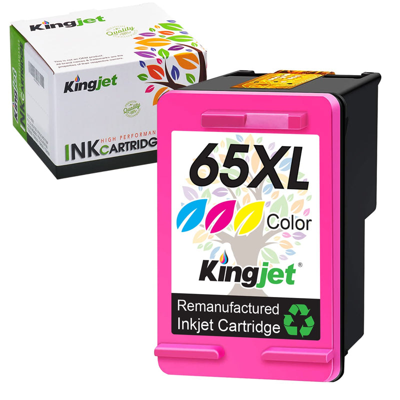 Ink Cartridge Replacement For Hp 65Xl 65 Xl For Envy 5055 5052 5058 Deskjet 3755 2652 2655 3722 3723 3752 3758 3730 3720 3700 2622 2655 Printer 1 Color
