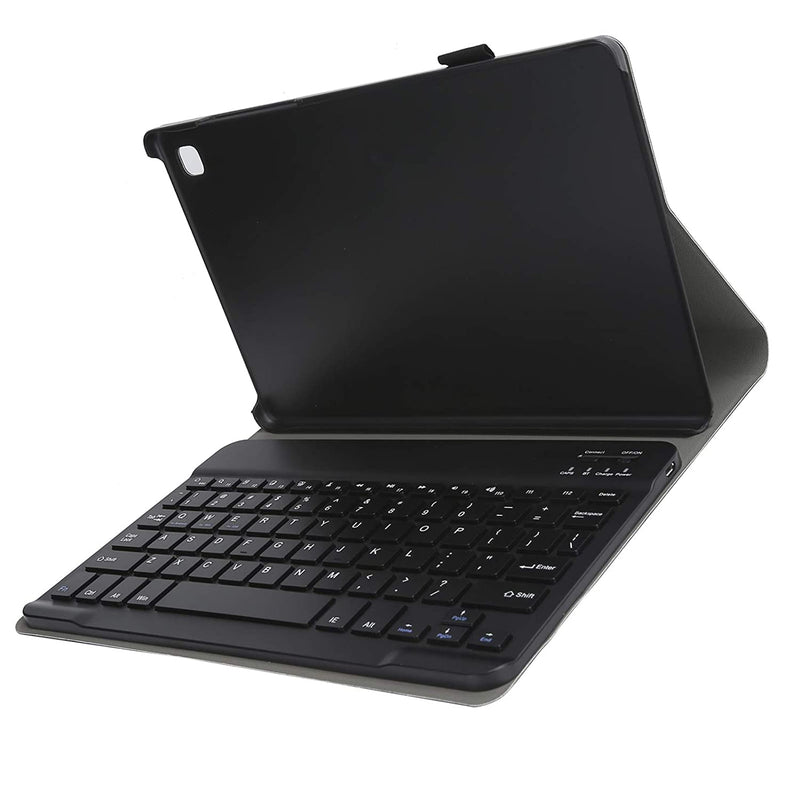 New Bluetooth Keyboard Portable Usb Wireless Detachable Key Keypad Pu Leather Case Stand For Samsung Galaxy 10 4In Tab A7 T500 T505 Tabletblack