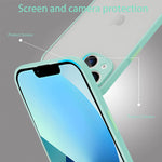 Naiadiy Translucent Matte Iphone 13 Pro Max Case Shockproof Slim Phone Case Compatible With Iphone 13 Pro Max 6 7 Inch Light Blue 2Nd Generation