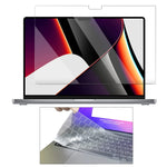 Screen Protector And Keyboard Cover For 2021 Macbook Pro 14 Inch Apple M1 Pro Chip Macbook Pro 14 Accessories Anti Glare Anti Fingerprint Tpu Ultra Thin Keyboard Cover