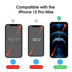 Amfilm Onetouch Tempered Glass Screen Protector For Iphone 12 Pro Max 6 7 2020 With Easy Installation Kit 2 Pack
