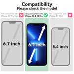 2 Pack Fakci Privacy Screen Protector Compatible For Iphone 13 Iphone 13 Pro 6 1 Inch Anti Spy Tempered Glass Case Friendly