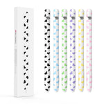New Cow Print Case For Apple Pencil 1St Generation Cover Silicone Sleeve Protector Skin Accessories With Cable Adapter Tether Black White