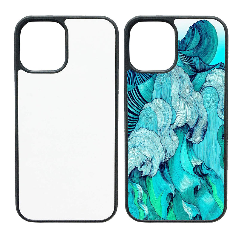 5 Pcs Sublimation Blanks 2D Phone Case Covers Soft Rubber Compatible With Apple Iphone 12 Mini 5 4 Inch 2020 Blank Cell Phone Protective Diy Personalized Phone Case Matte Finish