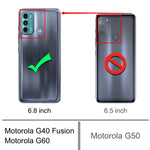 New For Moto G40 Fusion Case Moto G60 Case With 2Pcs Screen Protector Shoc