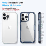 Nillkin Crystal Clear Designed For Iphone 13 Pro Max Case Slim Thin Shockproof Protective Phone Case Non Yellowing Blue