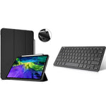 New Procase Black Ipad Pro 11 Case 2020 2018 With Apple Pencil Holder And Wireless Charging Feature Bundle With Black Slim Compact Portable Wireless Keybo