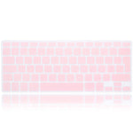 Spanish Language Silicone Keyboard Cover Skin For Macbook Pro 13 15 17 2015 Or Older Version For Macbook Air 13 A1369 A1466 Europe And Spanish Layout Protective Skin Solid Pink