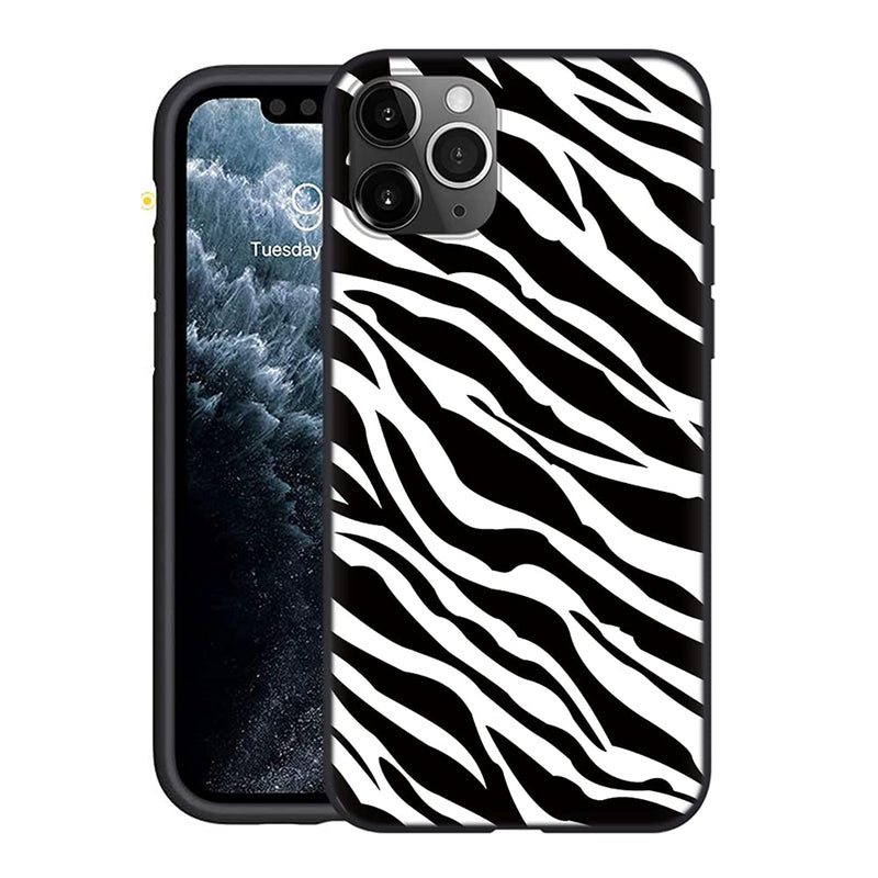 Kapuctw Zebra Print Apple Iphone 13 Pro Case Fashion Girly Pattern Design 6 1 Ultra Slim Soft Tpu Bumper Protective Silicone Shell Shockproof Protective Case For Iphone 13 Pro