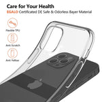 Egalo Compatible With Iphone 13 Pro Max Clear Case Slim Thin Silicone Soft Skin Flexible Tpu Lightweight Gel Rubber Anti Scratches Shockproof Protective Cases Cover For Iphone 13 Pro Max Crystal Clear