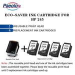 245 Black Ink Cartridges Replacement For Canon 245 Xl Eco Saver For Pixma Ip2820 Mg2420 Mg2924 Mg2920 Mx492 Mg3020 Mg2525 Ts3120 Ts302 Ts202 Tr4520 4 Packs By