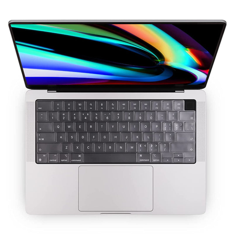Ultra Thin Waterproof Durable Soft Tpu Keyboard Cover Skin For For 2021 Newest Macbook Pro 14 Inch M1 Pro Max Chip A2442 2021 Macbook Pro 16 Inch M1 Pro Max Chip A2485