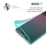 Kwmobile Case Compatible With Google Pixel 6 Case Transparent Gradient Phone Cover Bicolor Dark Pink Blue Transparent