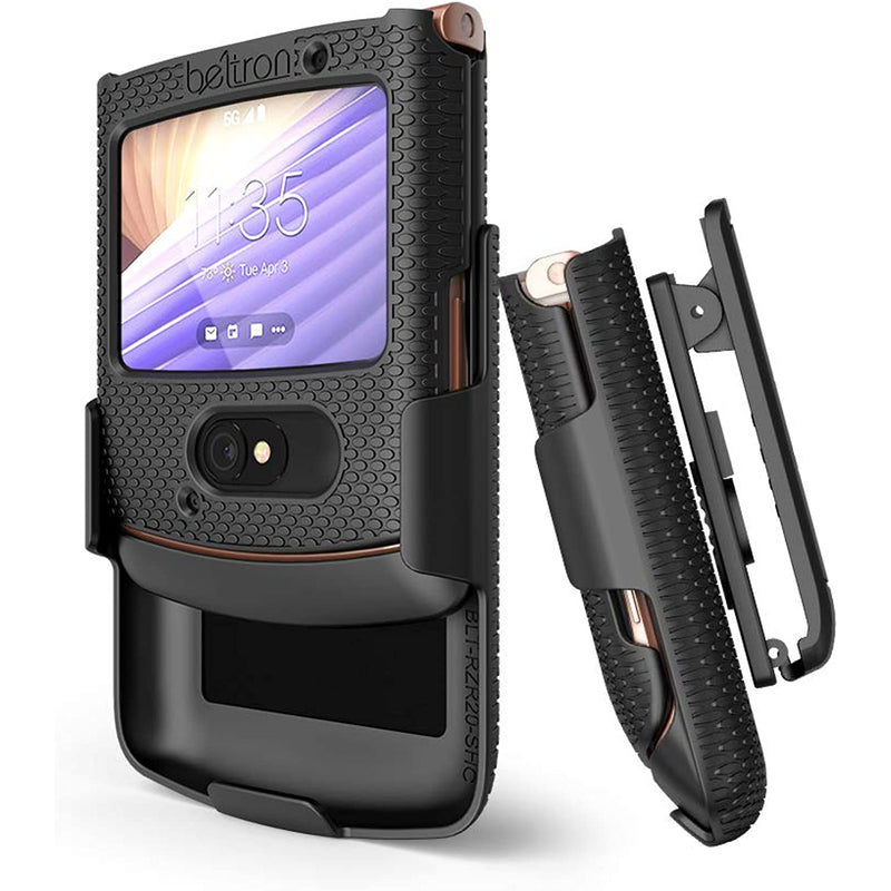 Motorola Razr 5G Protective Cover With Rotating Belt Holster