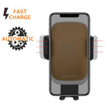 Wireless Car Charger Luxmo Qi Fast Charging Auto Clamping Car Air Vent Holder Car Phone Holder Mount For Iphone12 12 Pro 11 11Pro 11Promax Xsmax Xs X 8 8 Samsung S20 S10 S10 S9 S9 S8 S8 Note