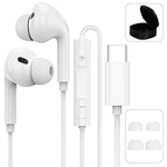Usb Type C Earphones Portable Carrying Case Apetoo Hi Fi Stereo In Ear Earbuds With Microphone Bass Headphones Compatible With Samsung S21 S20 Note 20 Ultra S20 Fe Pixel 5 4 3 Xl Oneplus 8T 7T Pro
