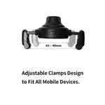 Jowua Invisible Foldaway Car Mount For Tesla Model 3 Model Y 360 Free Rotation Silicone Roller Design Compatible With Phone 13 Pro Max And Other 4 7 6 5 Smartphones Model X S Dashboard
