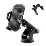 Universal Car Phone Mount Car Phone Holder For Car Dashboard Windshield Air Vent Long Arm Strong Suction Cell Phone Car Mount Compatible With Iphone 11 Pro X Xs Max Xr Galaxy Note10 S10 2020 Black