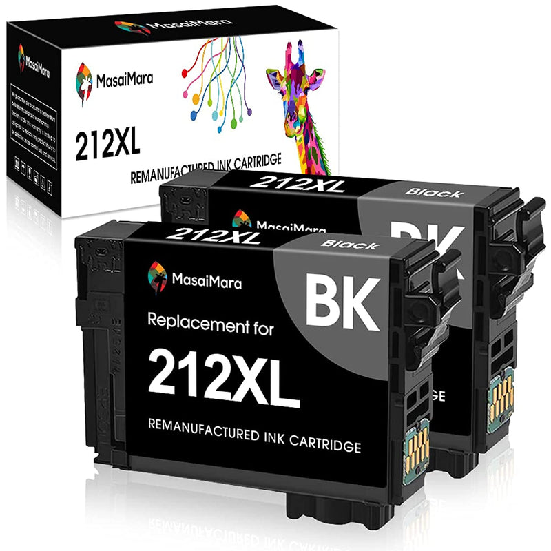 212 Ink Cartridge Replacement For Epson 212Xl 212 Xl T212Xl Black To Use With Workforce Wf 2830 Wf 2850 2830 2850 Expression Home Xp 4100 Xp 4105 4100 4105 Prin