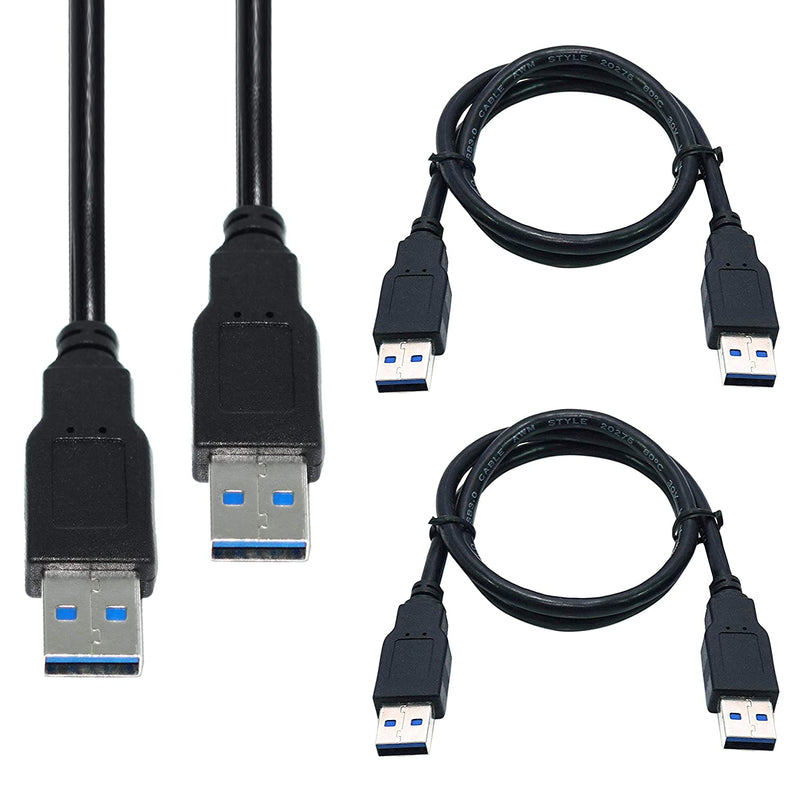 New Saitech It 2 Pack 50Cm Super Speed Usb 3 0 Type A Male To Type A Male