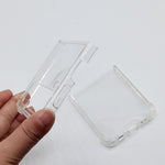 Dngn Clear Case Compatible Galaxy Z Flip 3 Transparent Hard Pc Back Cover Soft Tpu Bumper Shockproof Case For Samsung Z Flip3