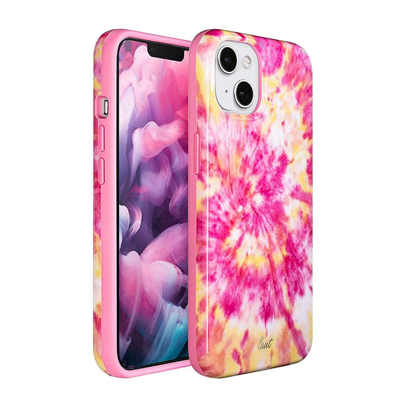 Laut Huex Tie Dye Case Compatible With Iphone 13 Pro Max 6 7 Bold Colorful Design Hot Pink