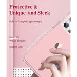 Longciyu Shockproof Clear Case Compatible With Iphone 13 Pro Max Case For Women Heavy Duty Shock Absorbingreinforced 5X Drop Protection Non Yellowing Soft Phone Cover 6 7 2021 Clear Pink