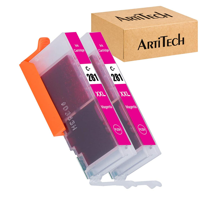 Replacement For Canon Cli 281 Cli 281 Xxl Magenta Compatible Ink Cartridges Use For Pixma Ts9120 Tr7520 Tr8520 Ts6120 Ts6220 Ts8120 Ts8220 Ts9520 Ts6320 Ts9521C