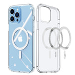 Dingxin Designed For Iphone 13 Pro Max Case Clear Ultra Hybrid Anti Yellowing Technology Compatible With Magsafe Military Drop Protection Shock Absorbing Corners Protective Case