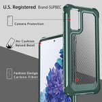 New Galaxy S20 Case Slim Carbon Fiber Shockproof Protective Cover With Sc